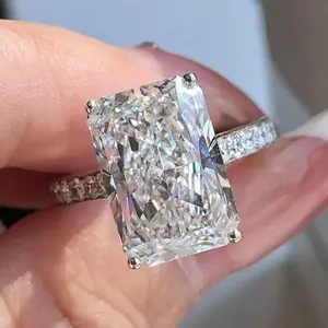 【#ZA110】(Yves)7CT Lab Made Gemstone Fashion jewelry  Ring