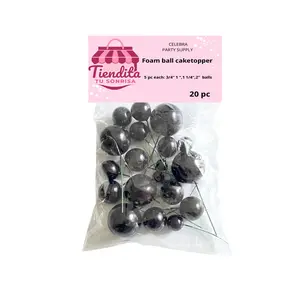 FOAM BALL CAKE TOPPER 20 PZ