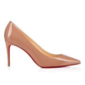 Christian Louboutin Kate 85mm Pump Nude Patent Leather (women) by StockX