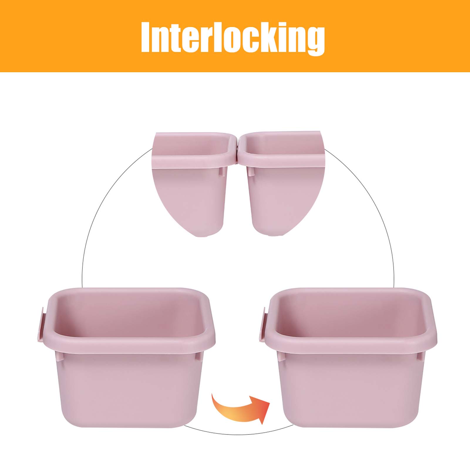 16-Piece Plastic Drawer Organizers Set 4 Sizes Versatile Storage Bins for Bathroom Kitchen Makeup Office Supplies Lightweight Sturdy Bakeware Ideal for Various Needs