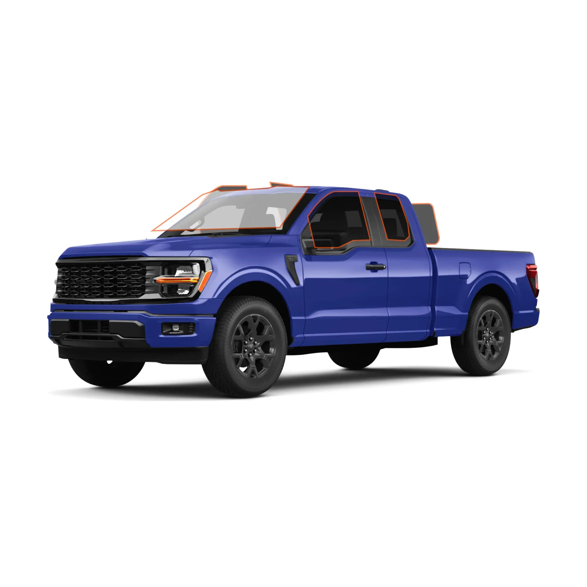 MotoShield Pro Nano Ceramic Tint Car Window Film for Extended Cab Vehicles, All Windows Coverage, Solar Protection, UV Rejection, Heat Shrink Sun Shade Film, Car Exterior Accessory with Lifetime Warranty