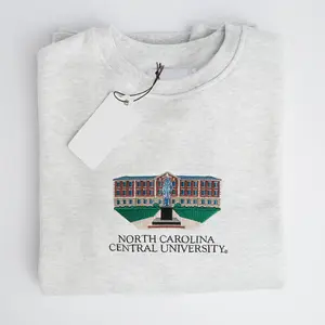 North Carolina Central University Embroidered Sweatshirt/Hoodie
