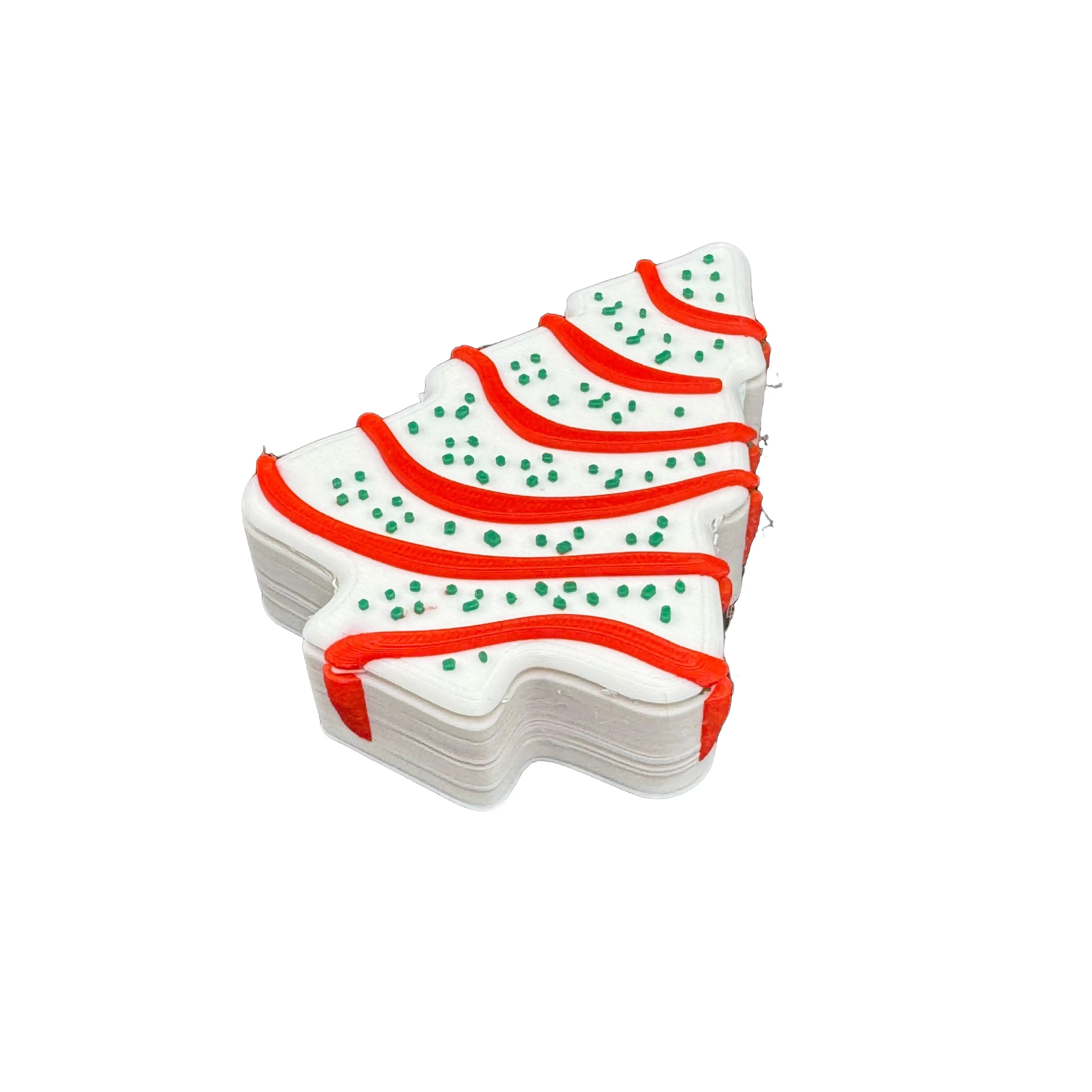 Little Debra Christmas Tree Cake Container Utensils Kitchen