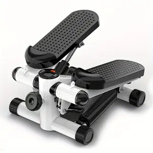 Compact Hydraulic Mini Stepper with Resistance Bands and Calorie Counter for Home Workouts
