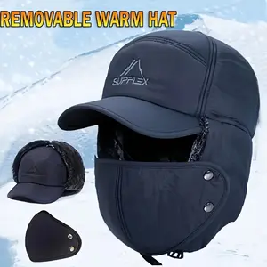 " ❄️   Polar Sentinel Hood |   -30 ° C Tactical Winter Mask w/  & Recycled Fur Tech 🛡️   Detachable Ear/Brow Guards for Cycling & Urban Survival 🚴 ♂️ # ArcticTech # CyberRanger