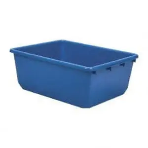 Quantum Storage Systems 100 Lb Load Capacity Blue Polypropylene Tote Container Nesting, 24-1/2" Long x 19" Wide x 9-1/2" High TUB2419-9BL