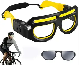 Portable LED Glasser Light – Rechargeable Hands-Free Headlamp with 5 Modes & 230° Wide Beam, USB-C Sports Eyewear for Running, Camping, Night Work & Maintenance – Motion Sensor Light Glasses,Battery Included,Ideal for Reading,Running,Fishing