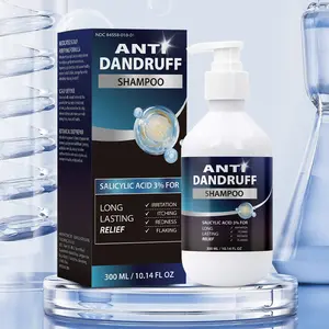 Salicylic Acid Dandruff Shampoo, Balances Scalp Oil, Smooths Hair, Controls Oil, Volumizes, Anti-Frizz, Single Item