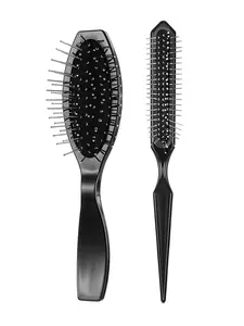 2 wig brushes, doll hair brush stainless steel wire bristles, curly hair styling brush wig comb, suitable for synthetic hair, real hair wig accessories.