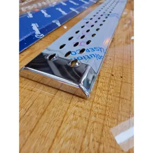 RoadWorks – Stainless Steel Step Pad – 30″ × 4″