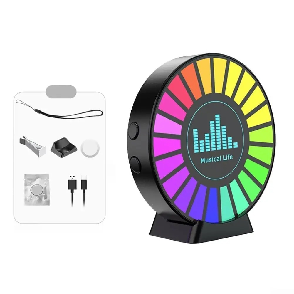 Car air vent aromatherapy diffuser with rhythm lighting, smart fragrance for car interior and home ambiance, 4 scents available