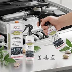 Rayhong Car Engine Cleaner (120ML*2), External Engine Cleaning Agent, Oil Sludge Remover, Effective Engine Head Cleaner, Automotive Maintenance Essential
