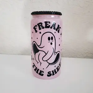 Freek in the Sheet Glass cup