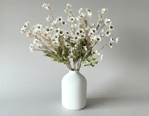 Faux Dogwood Flower - White (10 Stems)