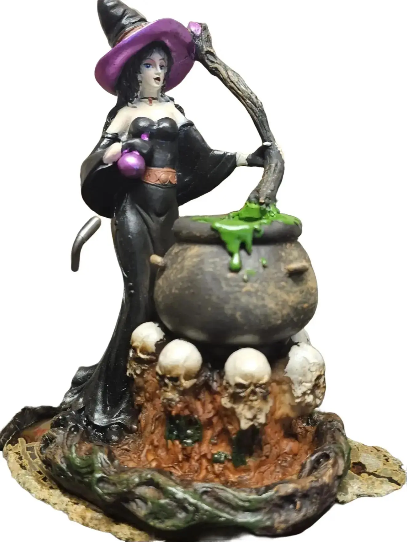 Fantasy Gifts Witch Back Flow Incense Burner - Perfect for Home and Office Scented Perfume Aroma Freshener