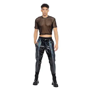 Python Pulse Unisex PVC Rave Joggers