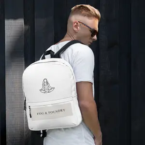 Water-Resistant Backpack — 15" Laptop Sleeve, Padded Straps | Fog & Foundry