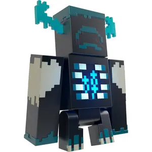Minecraft Warden Figure – Lights & Sounds Action Toy with Attack Mode