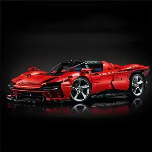 3778PCS Technical Daytona SP3 Supercar Model STEM Building Blocks Sport Car Toys for Kids Boyfriend Birthday Gifts Compatible