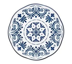 10 Strawberry Street Set of 6 Talavera Salad/Dessert Plates