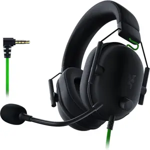 Razer BlackShark V2 X Gaming Headset: 7.1 Surround Sound - 50mm Drivers - Mem...