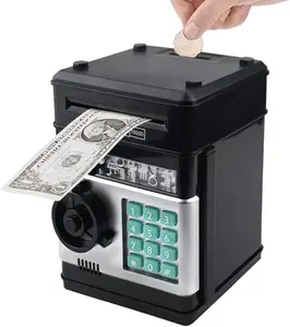 Mini ATM Piggy Bank with Password Lock – Real money counter, electronic code safe, and a fun way to save. Drop in coins, watch the balance grow, and unlock your savings like a real bank. The perfect gift for young savers