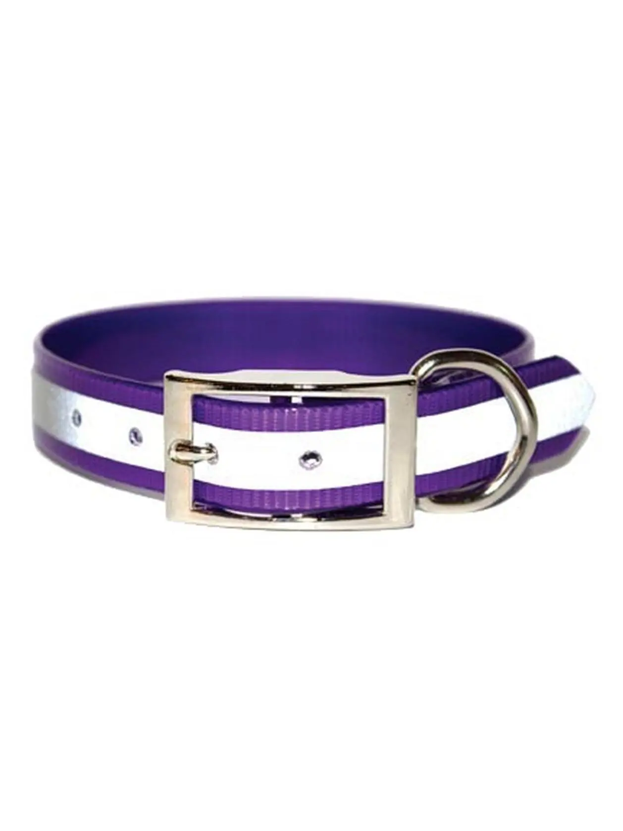 Leather Brothers Reflective Restricting Dog Collar - 1 x 21 in., Visibility Boost Pet Collar for Canine Safety
