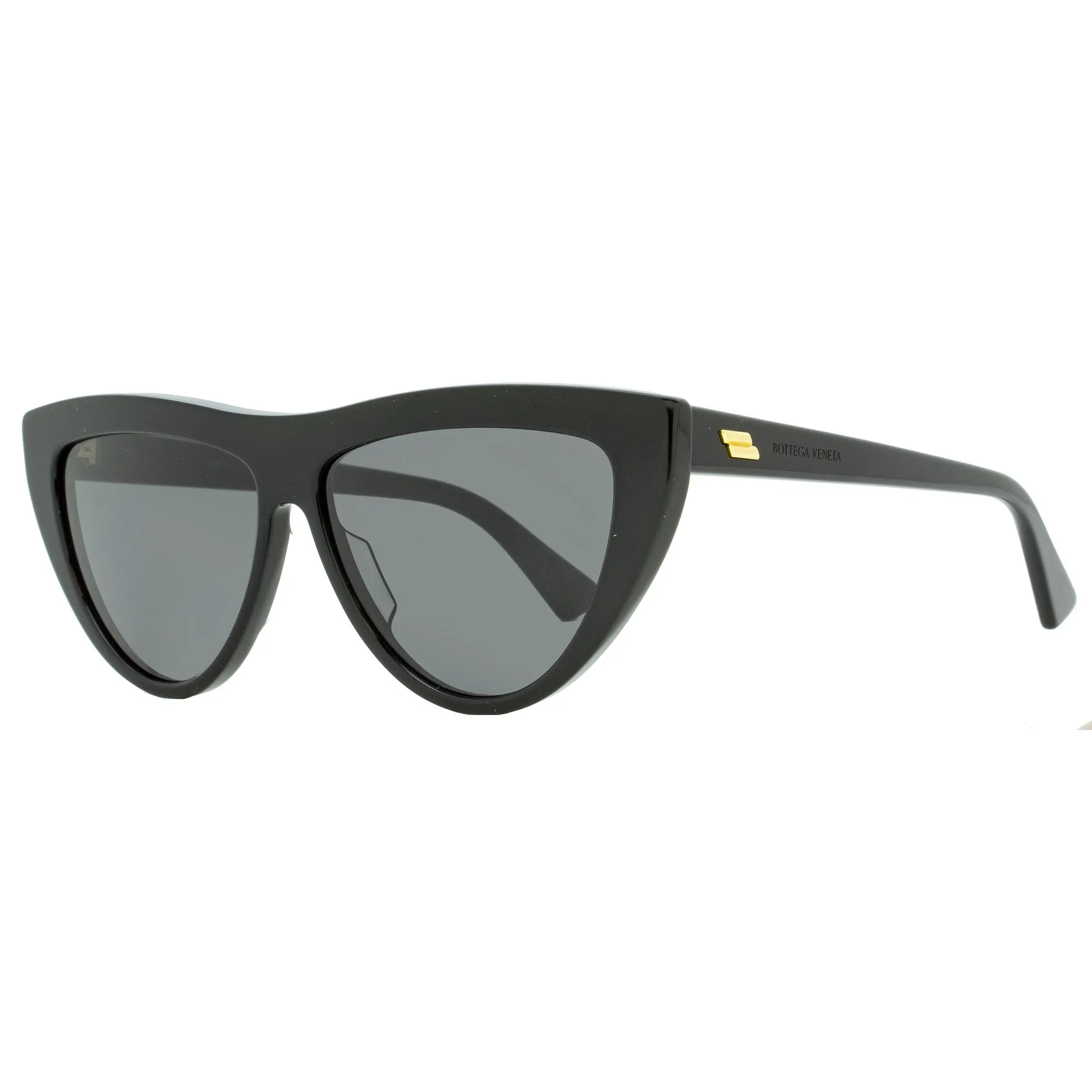 Hand Made Cat-Eye Sunglasses for Women, Bold Acetate Frame with Fringed Ribbon Metal Detail, 100% UV Protection, 1018S Black, 57mm, Anti-Uv Women's Sunglasses, Fashionable, 1950S Style Women's Sunglasses