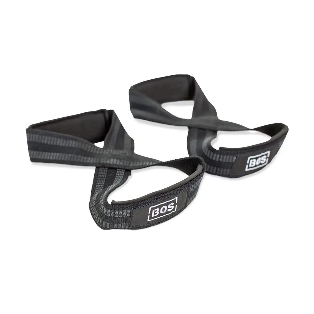 Bells of Steel Classic Figure 8 Weightlifting Straps - Deadlift, Fitness Training, Lifting Wrist Options, Strength Training Gym Accessory with Grip Band for Quick Setup - Secure Hold, Deadlift Straps, Fitness Training Straps