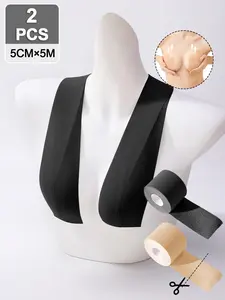 Invisible Lift-Up Bra Tape 5m X 5cm, Natural Chest Enhancement, Comfortable and Secure Fit, Perfect Daily Wear Choice