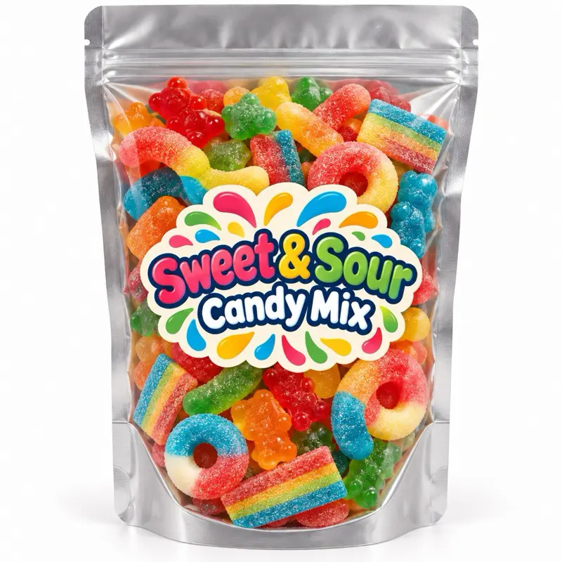 Vazquez Snack Co. Sweet And Sour Candy Mix- Large Bag