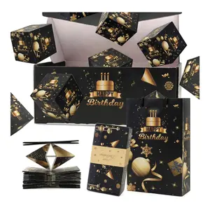 Creative Multi-Color Surprise Folding Bouncing Explosion Gift Box | Luxury Cash & Gift Card Holder for Birthday Anniversary Valentine Proposal | Perfect Party Gift for Men & Women-MM1