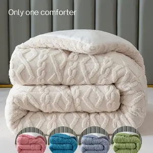 1 piece of thick bedding suitable for all seasons, super soft and breathable bedding, suitable for warm autumn and winter seasons, machine washable, a must-have for comfortable bedroom, Super Fluffy Duvet