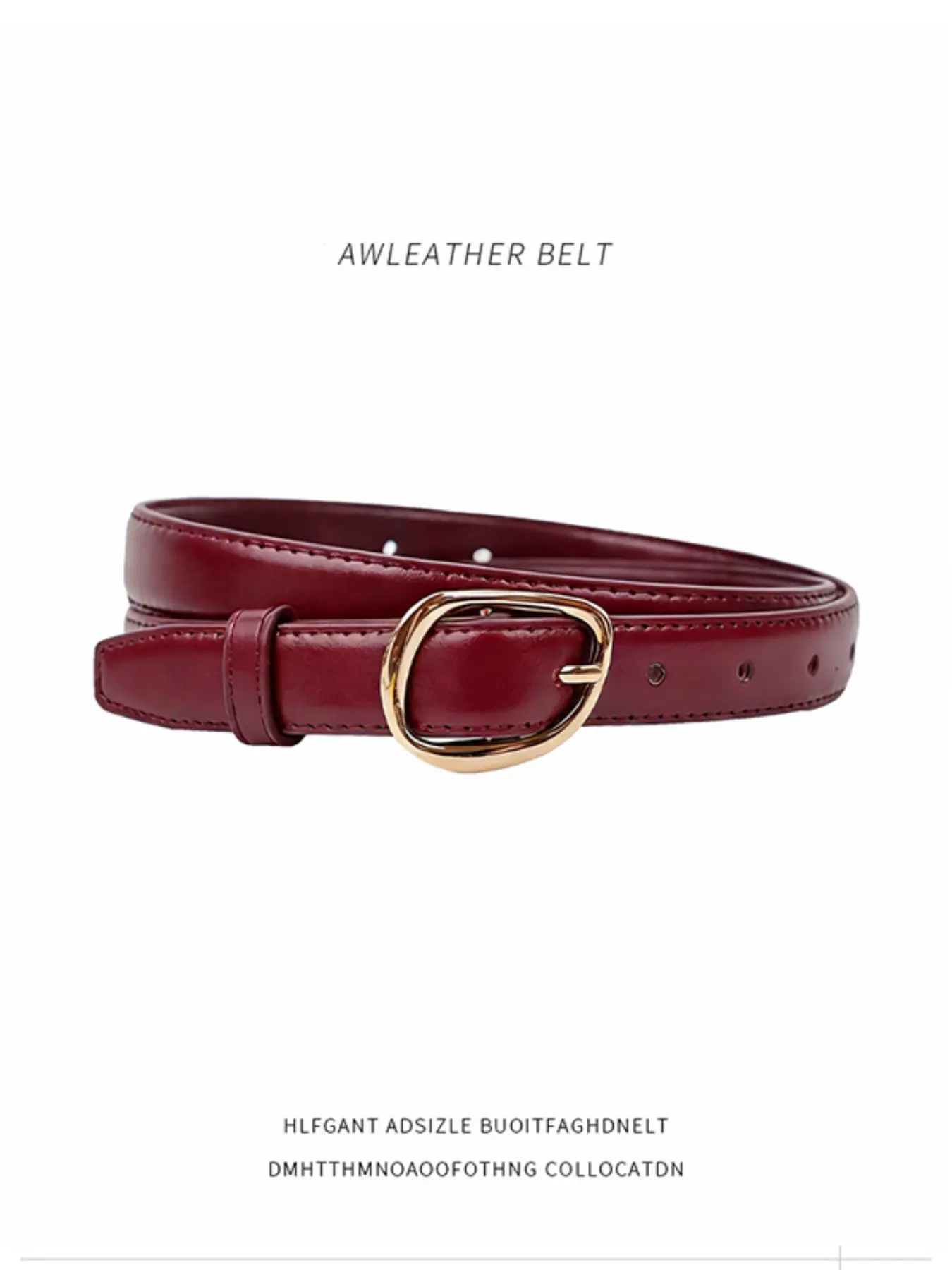 Women's New Waterdrop Alloy Buckle Belt, Premium Pu Leather Belts, Casual Dress Belt, Multiple Colors for Business Suits and Casual Jeans, Versatile Use, Perfect Daily Accessory, Fashionable and Practical, Casual Style Belts