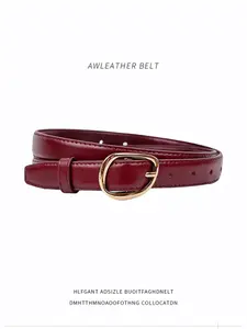 Women's New Waterdrop Alloy Buckle Belt, Premium Belts, Casual Dress Belt, Multiple Colors for Business Suits and Casual Jeans, Versatile Use, Perfect Daily Accessory, Fashionable and Practical