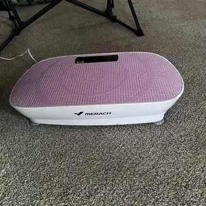 Product Review of Merach Vibration Plate Exercise Machine with Lymphatic Drainage Feature Compact Design for Full Body Workout Max User Weight 400LBS Home Gym Equipment from J**n