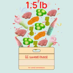 Extra Large Sour Gummy Candy Mix (1.5 lb) | lil sweet treat