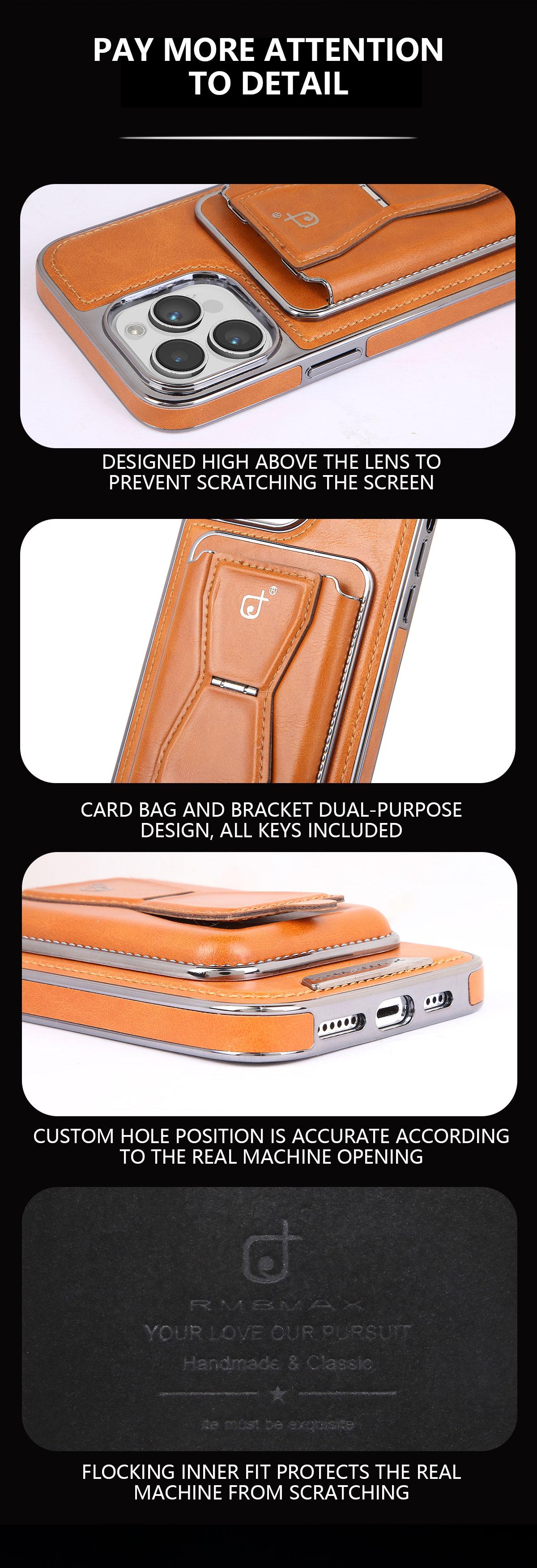 New Genuine Leather Magnetic Card Bag Stand Phone Case Detachable Card Bag 2-in-1 Design For iPhone17ProMax/16Pro/15Plus/14/13/12Pro Full Shockproof High-end Business Protective Cover For Men And Women New Genuine Leather Magnetic Card Bag Stand Phone Case Detachable Card Bag 2-in-1 Design For iPhone17ProMax/16Pro/15Plus/14/13/12Pro Full Shockproof High-end Business Protective Cover For Men And Women