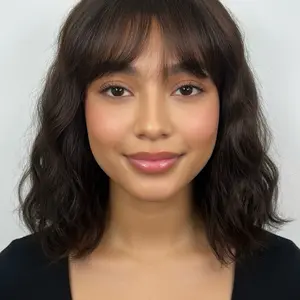 NOVA 100% Human Hair Shoulder Length Chic Glue-less Wig for Natural Look and Comfortable Wear