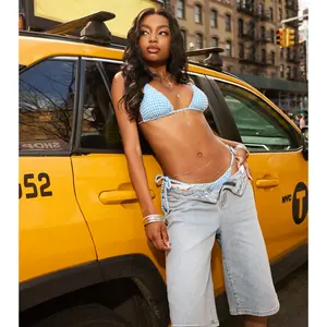 Weekend Cool Mid-Rise Denim Jorts