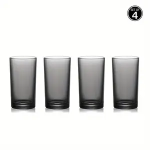 4pcs Highball Drinking Glasses, Tall Glass Cups, Lead Free Crystal Glass, Water Glasses, Bar Glassware, Drinking Glasses, And Mixed Drink Cocktail Glass, Premium Highball Glasses
