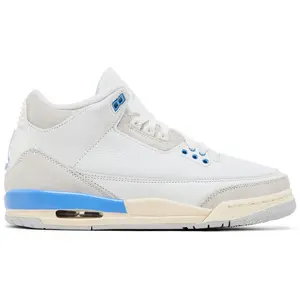 Air Jordan 3 Retro GS 'Lucky Shorts' Blue White Fashion Sneakers