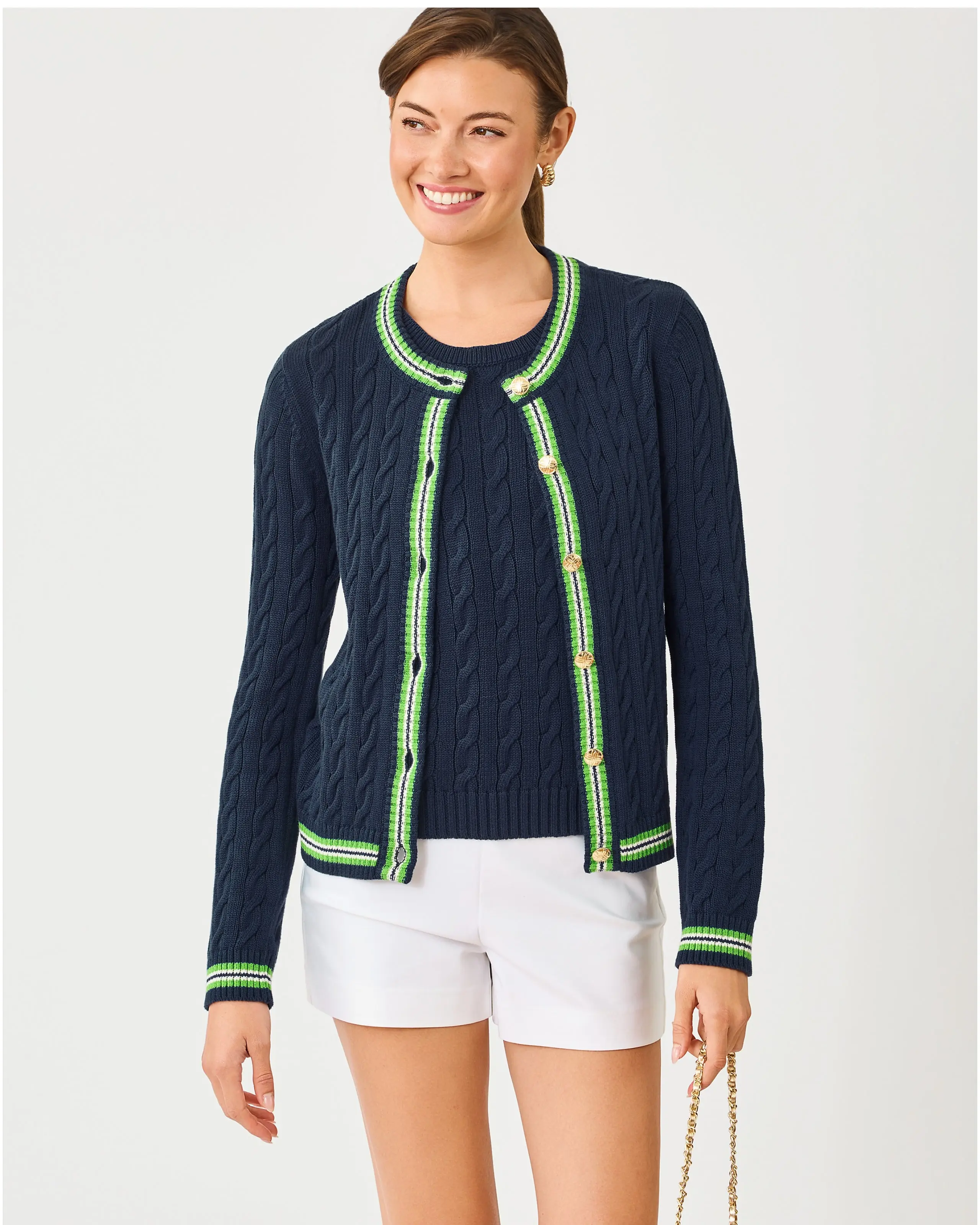 Brockton Crew Neck Cardigan