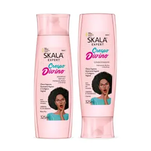 Skala Crespo Divino Divino Potao Coily Curly Conditioning Treatment Cream Hydration Shampoo 100% Vegan Gentle for Comfort and Cleansing