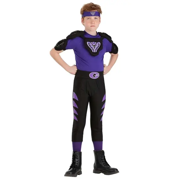 Boy's Dodgeball Purple Cobra Costume