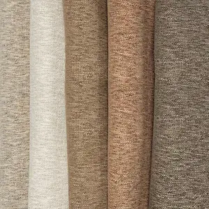 SELMA - MULTI TONAL PLAIN TEXTURED UPHOLSTERY FABRIC BY THE YARD
