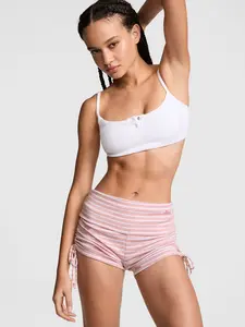 PINK Soft Luxe Pointelle Foldover Shorts