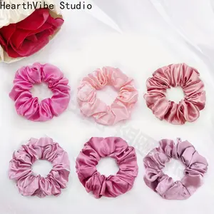 Chic & Sophisticated "Scrunchie" Hair Tie — Western-Inspired Solid Color, Korean-Style Sweet & Voluminous Hair Accessory