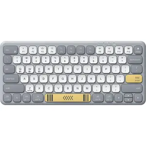 Bluetooth Keyboard for iPad, Colorful Compact Keyboard, USB-C Charge and Ultra Slim, Sync to 3 Devices, Cute iPad Bluetooth Keyboard with Large Keycap for iPhone, Laptop, Tablet, Windows