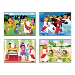 Miracle of Jesus Mini Sticker Scenes - 24 Pc.